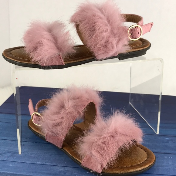Fur Sandals Baby Girls
